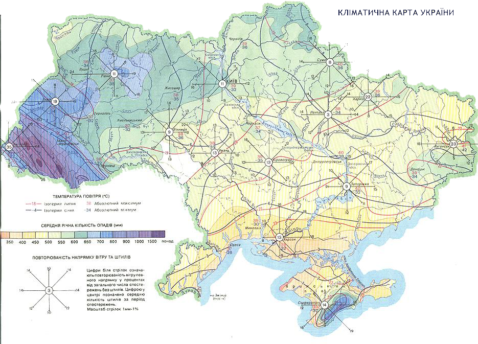 klimaticheskaja karta ukrainy hq